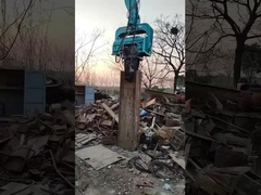 হাইড্রোলিক পিল ড্রাইভার Excavator জন্য ভারী দায়িত্ব