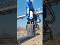 সিমেন্ট পিলের জন্য ফোটোভোলটাইক পাইল ড্রাইভার 48-52 টন হিটাচি এক্সক্যাভারেটর