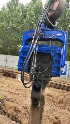 FV-500 Four Eccentric Pile Driver | 759 kN Force | 48-52 Ton Excavator