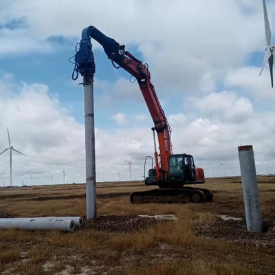 High-Efficiency Pile Hammer for 12m Steel Piles: Specialized Solar Pile Driver