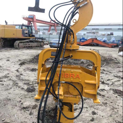 12m Depth Sheet Pile Driver – Pneumatic & Excavator Mounted For Construction