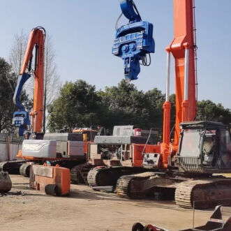 Heavy-Duty Pile Driver | 1700kg Hammer Weight for Stable 10-Meter Deep Driving