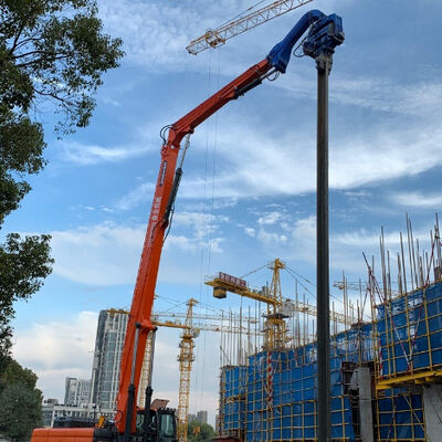 High-Visibility Yellow Pile Driver | Enhanced Safety & Multi-Functional Performance