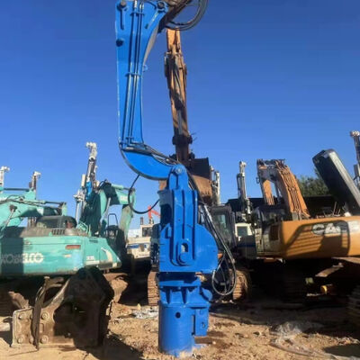 Powerful Excavator-Mounted Pile Driver for Steel Pipe & Sheet Pile Foundations