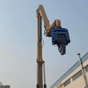 Deep Foundation Solution: Excavator Mounted Pile Driver for Projects Over 12 Meters Depth