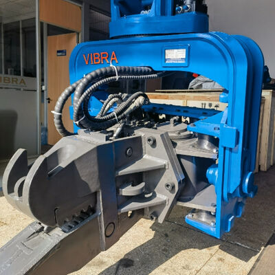 360 Degree Pile Driver: 12M Vibro Hammer for 23-27 Ton Excavators – Versatile Application & Perfect Excavator Match