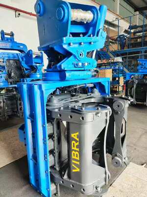 Side Grip Pile Driver SV-400  656kN Hydraulic Vibratory Hammer For Excavators