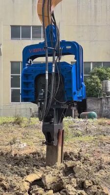 FV-700 Four Eccentric Pile Driver With Self-Lubricating Bearing & High-Flow Merging Valve