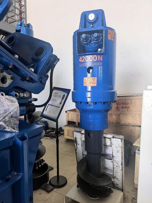 Hydraulic Earth Drilling Auger For 25 - 38 Tons Excavator