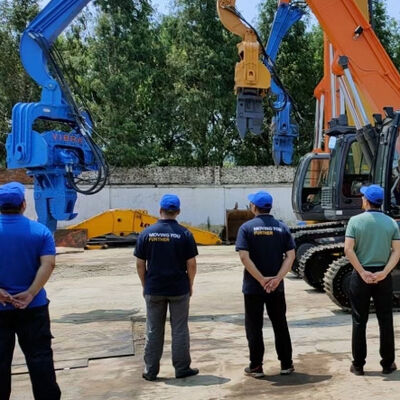 Precise Electric Vibro Hammer - 21m Sheet Pile Driving Equipment