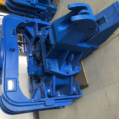 40-45 Ton Excavator Mounted Pile Driver - Wood Pile Specialized With Flexible Control And High Efficiency