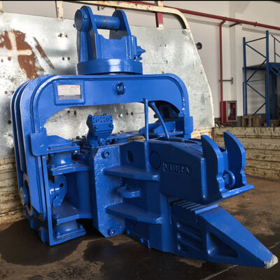 শীট পাইলিং পুলিং এক্সকাভেটর মাউন্টেড পাইল ড্রাইভার 18 মিটার 535KN