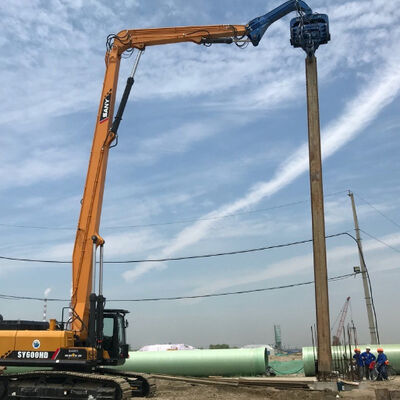 উচ্চ-কার্যকারিতা পাইল ড্রাইভার∙ দ্রুত প্রকল্পের জন্য কম কম্পন ও স্বল্প কাজের সময়