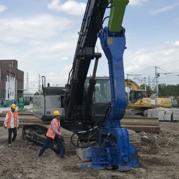 High-Performance Pile Driver | Fast Driving Speed & 40-45T Excavator Compatibility