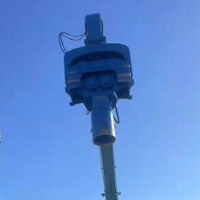 Powerful Excavator-Mounted Pile Driver for Steel Pipe & Sheet Pile Foundations