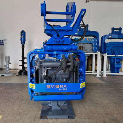 সংকীর্ণ স্থানগুলির জন্য সাইড গ্রিপ পাইল ড্রাইভার: সীমাবদ্ধ কাজের সাইটগুলির জন্য 9-মিটার ভিব্রো হাতুড়ি