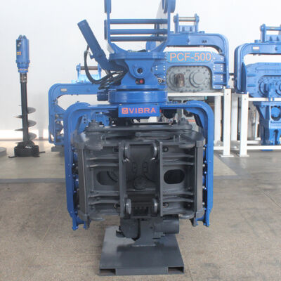 উচ্চ-দক্ষতা সাইড গ্রিপ পাইল ড্রাইভার: সীমাবদ্ধ সাইটগুলির জন্য 9 মিটার গভীরতায় দ্রুত হাইড্রোলিক পাইলিং