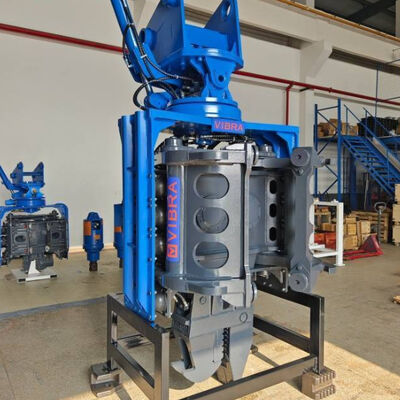 সাইড গ্রিপ পাইল ড্রাইভার | 10 M/মিনিট উত্তোলনের গতি | 150 L বড় জ্বালানী ট্যাংক ক্ষমতা