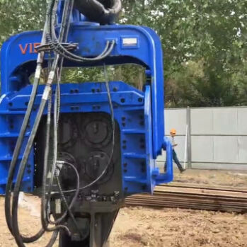 Pile Driver : High Centrifugal Force & Fast Extraction | Four Eccentric Model For 48-52 Tons