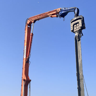 27M Max-Length Pile Driver for 75-80 Ton Excavator, High-Frequency Impact & Quick-Install Mast