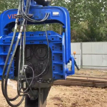 বহুমুখী এক্সকাভেটর-মাউন্টেড পাইল ড্রাইভার: 24 মি সর্বোচ্চ গভীরতা এবং সর্বজনীন সামঞ্জস্য