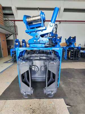 ভারী উত্তোলন পুনরায় সংজ্ঞায়িত করা হয়েছে: SV-400 সাইড গ্রিপ পাইল ড্রাইভার - 656 kN ফোর্স, 490 kN বটম ক্ল্যাম্প, 32-40t এক্সকাভেটরগুলি মেলে