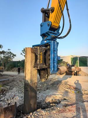 SV-300 High-Capacity Side Grip Pile Driver for 25–32 Ton Excavators – Engineered for Versatile Pile Types & Challenging Terrain